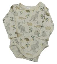 Bílé body se zvířátky Target