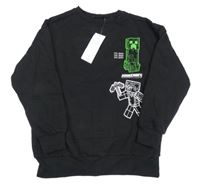 Nové - černá mikina s Minecraft 