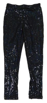 Černé flitrové legíny Next