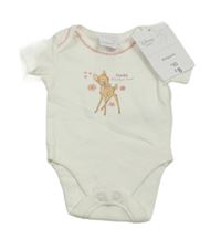 Nové - bílé body s Bambim Disney
