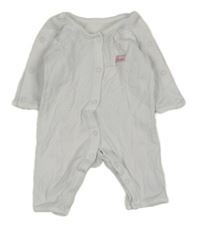 Bílý puntíkatý overal s nápisem George