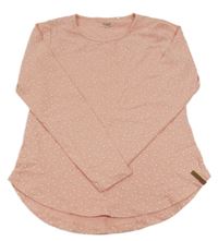 Růžové puntíkaté triko Yigga