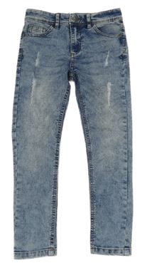 Modré skinny rifle s prošoupáním Little Kids