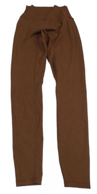 Hnědé sportovní legíny