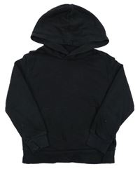 Černá mikina s kapucí H&M