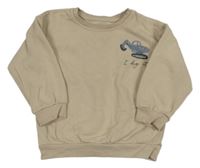 Světlebéžová mikina s bagrem George