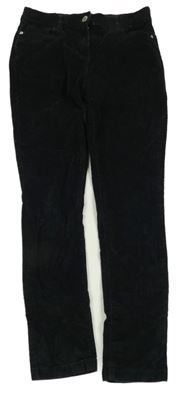 Černé skinny manšestráky 