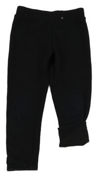 Černé zateplené legíny Primark