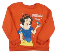 Červená mikina se Sněhurkou Disney