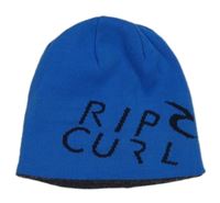Modrá pletená čepice s logem Ripcurl