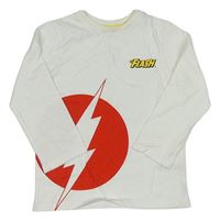 Bílé triko s bleskem - Flash George