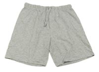 Světlešedé melírované lehké kraťasy H&M