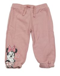 Růžové tepláky s Minnie Primark