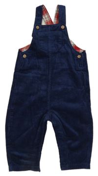 Tmavomodré laclové manšestráky M&S