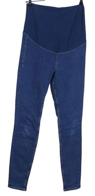 Dámské modré těhotenské džegíny H&M