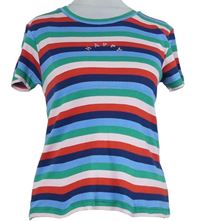 Dámské barevně pruhované tričko Topshop 
