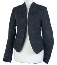 Dámský černý vzorovaný sáčkový cardigán New Look 