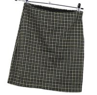 Dámská černo-pudrová kostkovaná sukně H&M