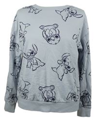 Dámská světlemodrá mikina se Stitchem Disney + George