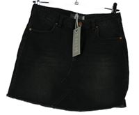 Nové - Dámská černá riflová sukně Mint Velvet 