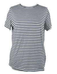 Dámské bílo-černé pruhované tričko F&F