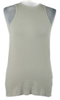 Dámský béžový žebrovaný top H&M