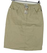 Dámská béžová riflová pouzdrová sukně Damart 