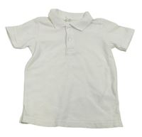 Bílé polo tričko zn. H&M
