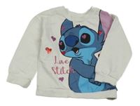 Bílá mikina se Stichem zn. Disney