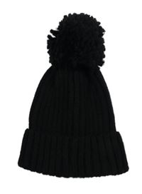 Černá čepice s bambulí M&S