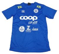 Modré sportovní funkční tričko Umbro