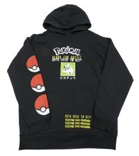 Černá mikina s potiskem Pokémon F&F