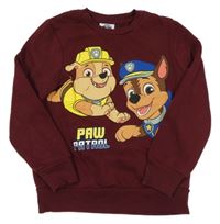 Vínová mikina s Tlapkovou patrolou C&A