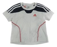 Bílo-černé funkční tričko Adidas