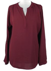 Dámská vínová halenka Jean Pascle