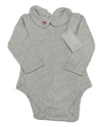Nové - Světlešedé body s límečkem Mothercare