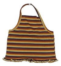 Barevný pruhovaný crop top Matalan