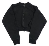 Černá propínací crop mikina zn. Primark
