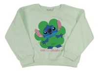 Zelenkavá mikina se Stitchem zn. Disney