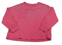 Růžová mikina s cvočky zn. Next