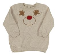 Béžová mikina se sobem Matalan