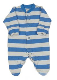 Moro-bílý pruhovaný overal Next