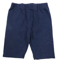 Tmavomodré elastické kraťasy Tu