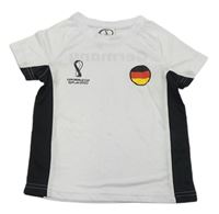 Bílo-černý fotbalový dres Germany