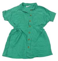 Zelené propínací šaty Zara 