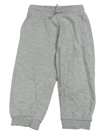 Šedé melírované tepláky H&M