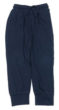 Tmavomodré tepláky H&M