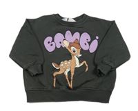 Šedá mikina s Bambim Zara 