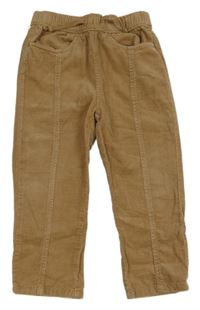 Béžové manšestrové kalhoty Dunnes