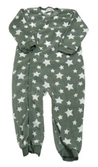Šedá hvězdičkovaná fleecová kombinéza Ergee 